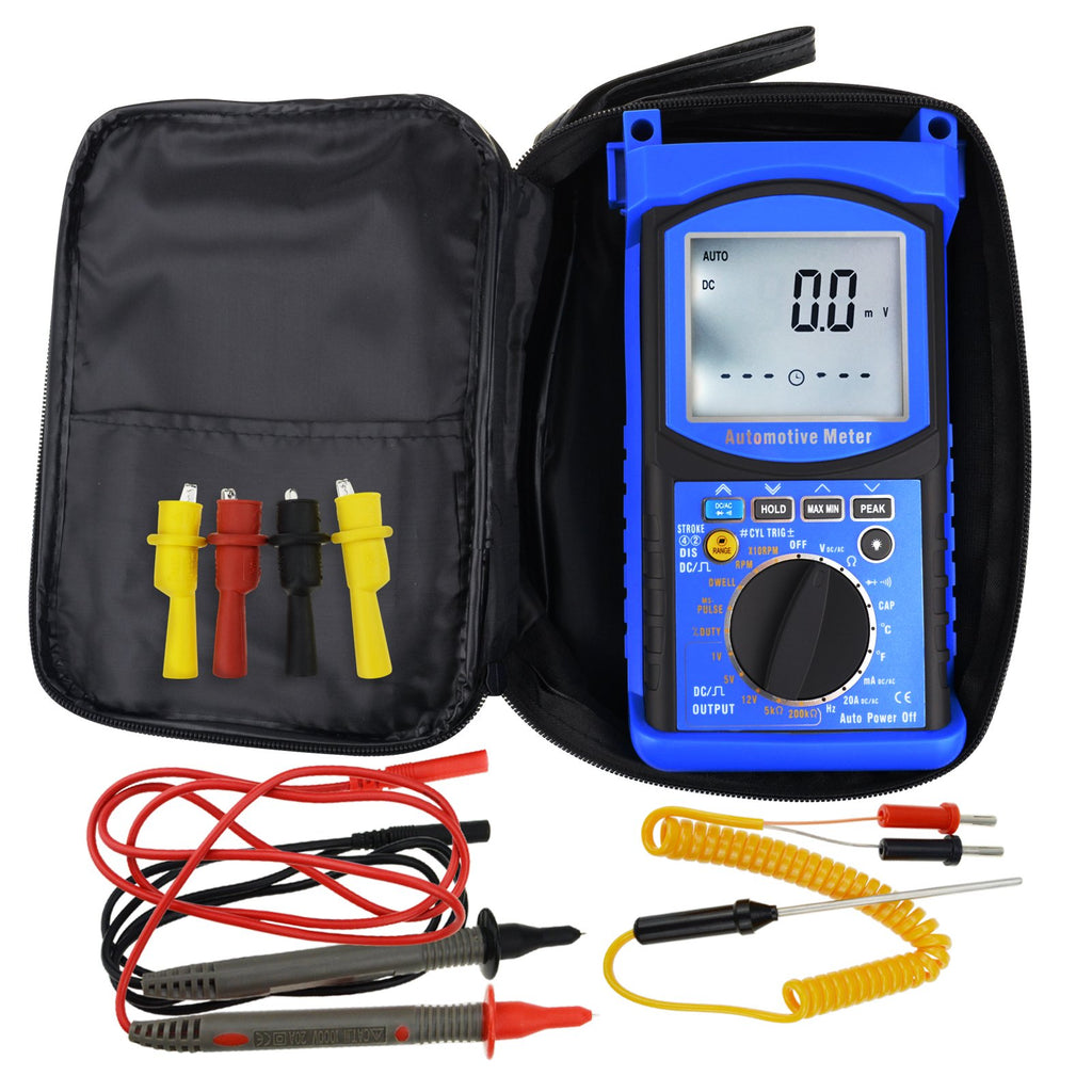 AUTK-707 Digital Engine Analyzer Automotive Multimeter 6000 Counts ...