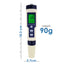 TK303PLUS Water Quality Meter, IP67 PH Salinity TDS EC Conductivity Temperature Tester Pen, Water Analysis Detector Tool