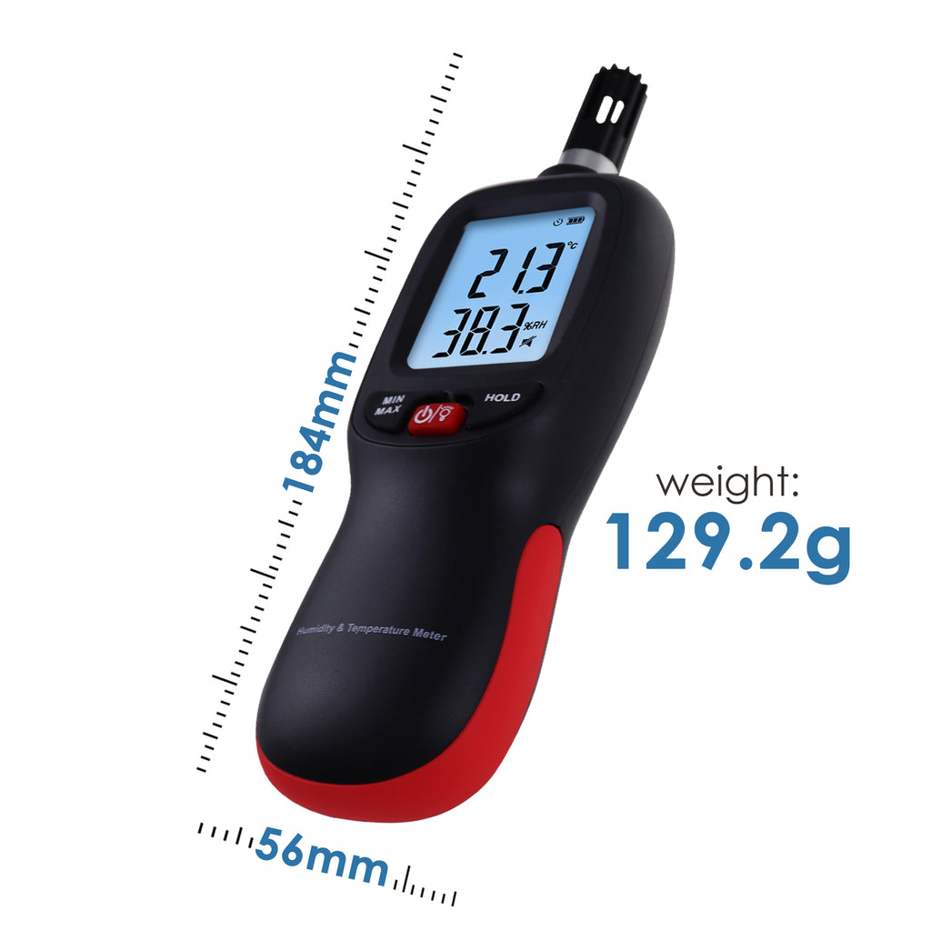 Digital Humidity and Temperature Meter Psychrometer Thermo