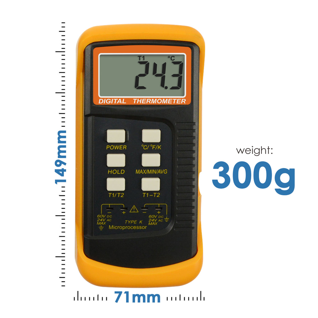 Thermocouple Thermometer Digital K Type Thermometer With 4