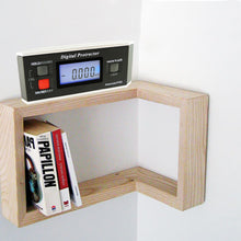 AFTK-9 Digital Protractor Angle Finder Level Inclinometer 0~360° with Built-in Magnet V-groove base-Tekcoplus Ltd.