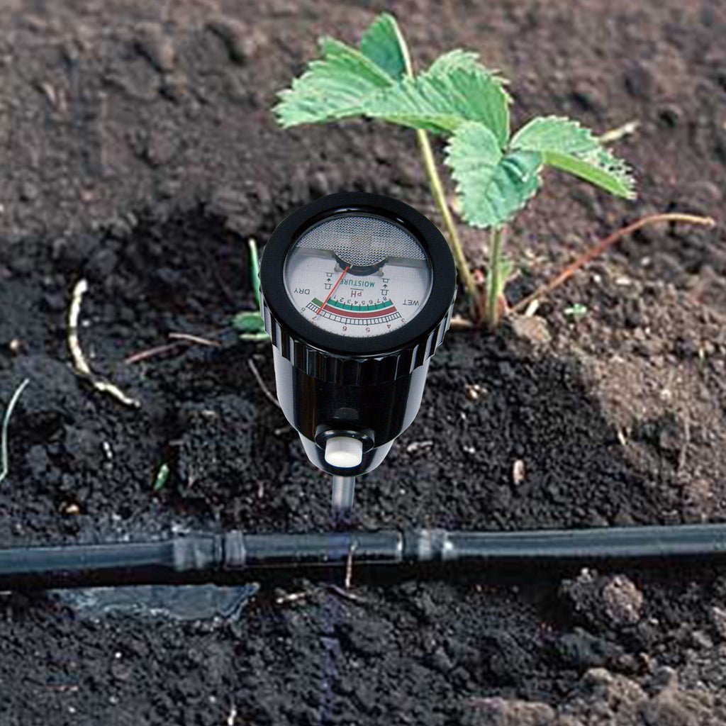 PHTK-34 Soil pH & Moisture Meter Tester Checker Long Electrode for Farming Vegetable & Flower Garden-Tekcoplus Ltd.