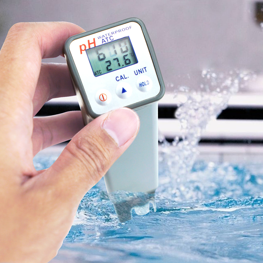 PHTK-91 Digital 0~14 pH Temperature Meter ATC Hydroponics Water Quality Aquariums Tester, Laboratory-Tekcoplus Ltd.