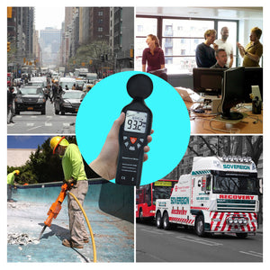 SLM24TK Digital Sound Level Meter with High Accuracy Measuring 30dB-130dB-Tekcoplus Ltd.