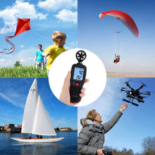 TK271PLUS Digital Anemometer Data Hold Temperature/Wind Speed Velocity