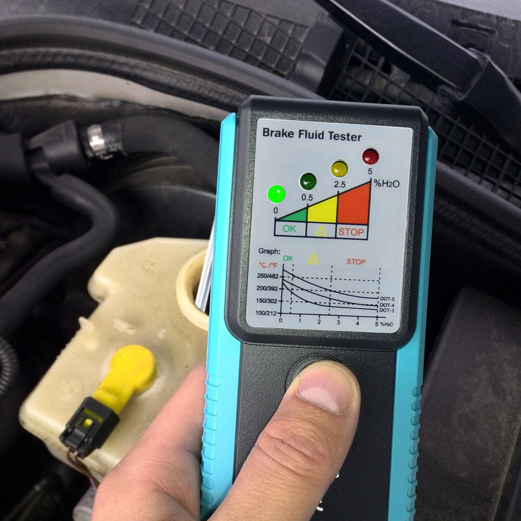 AUTK-1004 Brake Fluid Tester w/ LED Indicator & 180° Pucker Folding Rod CE  Marking Auomotive Tools - Tekcoplus Ltd.