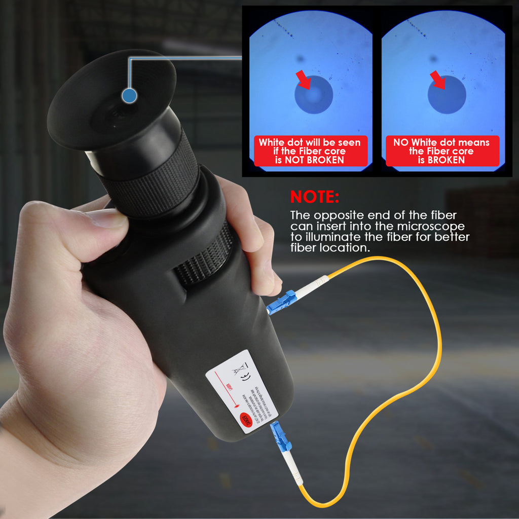 CTTK-758 Fiber Optical Microscope 200x Inspection Magnification LED ...