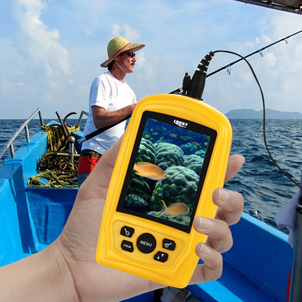FF-3308-8 LUCKY Underwater Fishing & Inspection Camera Video System Kit Colored Live-view Monitor