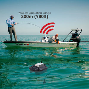 FF-918_CWLS LUCKY Color Display Boat Fish Finder Wireless Remote Control 300m/ 980ft-Tekcoplus Ltd.