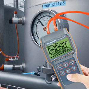 MATK-817 Portable Handheld Differential Air Pressure Manometer 15.000psi Gauge Meter HVAC Tester-Tekcoplus Ltd.