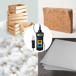 MMTK-892 2-in-1 Digital Wood Moisture Meter Thermometer Tester 0 ~ 50% Cotton Paper-Tekcoplus Ltd.