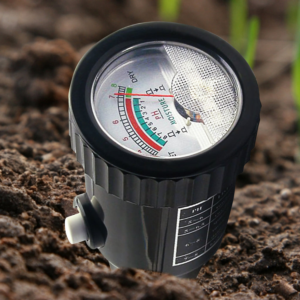 soil ph & moisture meter PHTK-879 Waterproof 2in1 Dual Soil pH Level Moisture Meter Self-Powered Gardening Orchards Vineyards