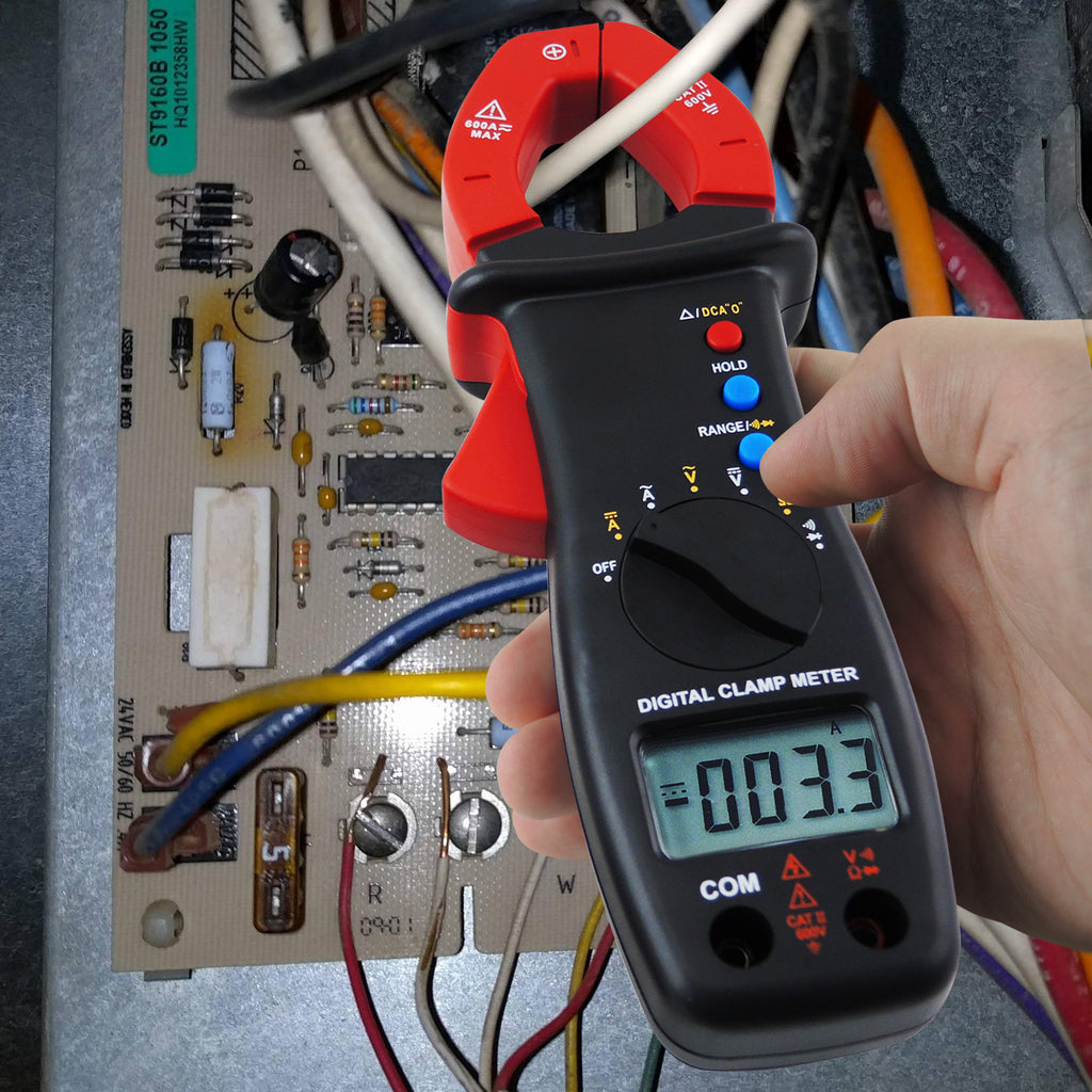 CMTK-1032 Digital Clamp Meter Multimeter DC AC Voltage Current Resistance  Diode Continuity Tester