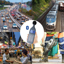 SLTK-887_Blue Professional Sound Level Meter 30~130dB USB Software & Bluetooth Digital Decibel Tester