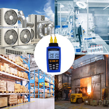 TM-747D Professional 4-Channel K / J / T / E / R / S / N Type Thermocouple Thermometer 16,800 Datalogging T1/T2, T3/T4
