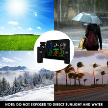 TK289PLUS Color Display Wireless Weather Station w/ Three Remote Sensors 12/24 Hour Format Alarm & Snooze Function Sunny, Partly Cloudy, Cloudy, Rainy, Snowy Forecast