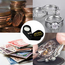 TEK-248 20x Magnification 21mm Optical Glass 6 LED & UV Light Jeweler Mechanics Coin Stamp Collector-Tekcoplus Ltd.