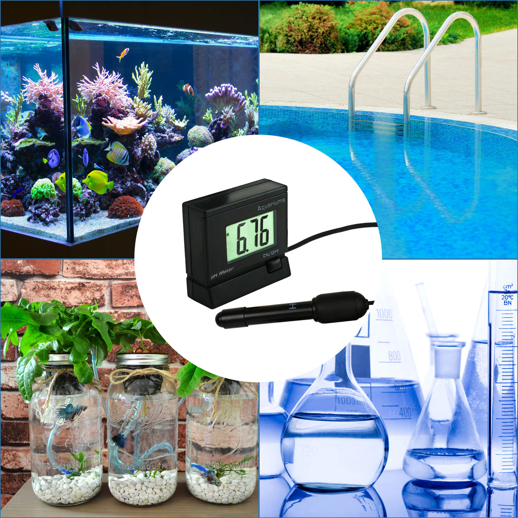 PHTK-153RE Digital pH Meter Water Quality Tester Monitor w/ Replaceable BNC Electrode Aquarium Tank-Tekcoplus Ltd.
