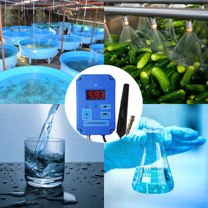 PHTK-158 Digital pH Controller with Replaceable BNC Electrode 220V or 110V CO2-Tekcoplus Ltd.