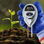 TEK-257S_GLOVE Soil pH, Moisture & Light Meter 3-in-1 Tester Long Sensor Probe with Gloves