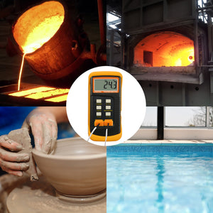 THTK-830_2P K-Type Thermometer 4 Thermocouples 2 Channels -50~1300°C (-58~2372°F)-Tekcoplus Ltd.