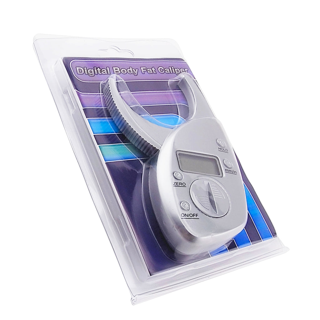 Digital Display LCD Body Fat Caliper Skin Fold Analyzer Measure
