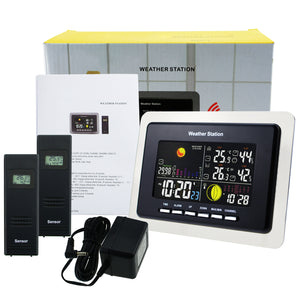 WSTK-33_2S Wireless 2 Sensor Weather Station Temperature Humidity RCC DCF / WWVB Thermometer-Tekcoplus Ltd.