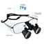 DLTK-768 Dental Loupe 2.5x Magnification Galilean Style Titanium Frame Dental Surgical Binocular