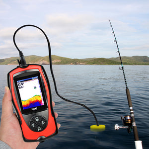 FF-1108-1CLA Lucky Wireless / Wired Fish Finder Colored Fishfinder Detector Attractive Lamp Sensor