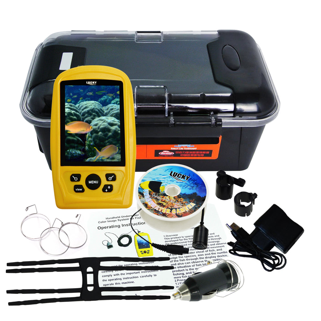 FF-3308-8 LUCKY Underwater Fishing & Inspection Camera Video System Kit  Colored Live-view Monitor - Tekcoplus Ltd.