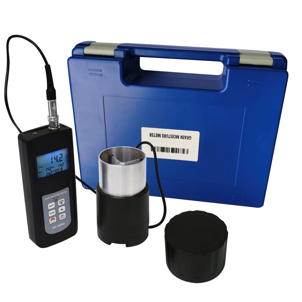 MMTK-868GG Grain Seed Moisture Meter Cup Type Rice Coffee Wheat Tester Digital Display LED Indicator