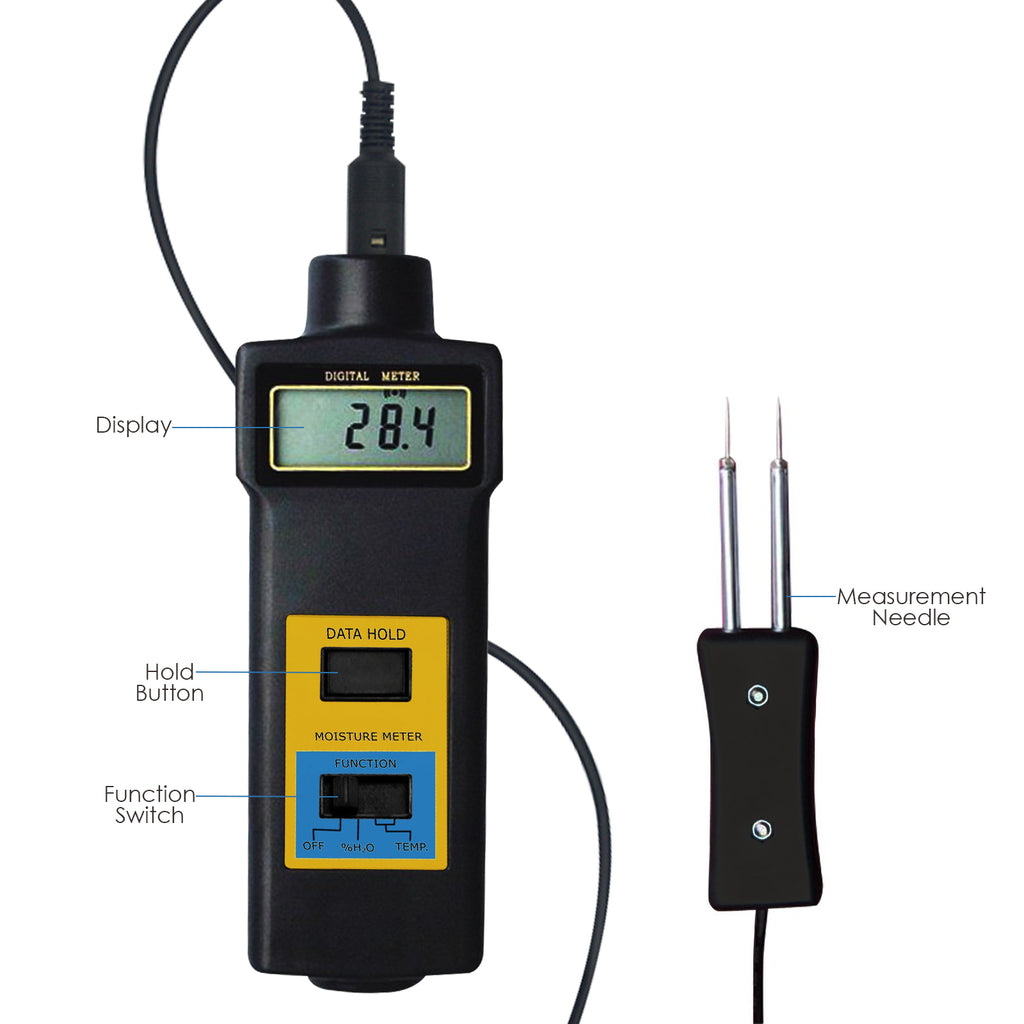 Humidity Tester Digital Display Grain Moisture Meter 2~30%