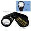 TEK-246 Jewelry Loupe 10x Magnification 21mm Optical Glass Lens 6 LED & UV Light Jeweler Watchmaker-Tekcoplus Ltd.