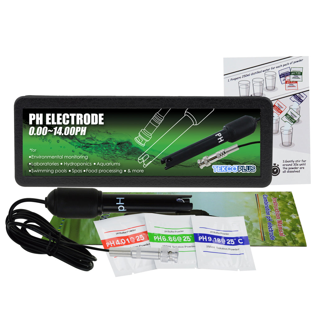 PETK-88 pH Electrode 150cm Cable and BNC Socket for pH Meter & Controller-Tekcoplus Ltd.