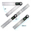 AFTK-90 Digital Ruler 2-in-1 Angle Finder Protactor Gauge 400mm (20cm) Stainless Steel-Tekcoplus Ltd.