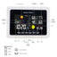 WSTK-33_3S Wireless 3 Remote Sensor Weather Station IN/OUT Temperature Humidity WWVB / DCF RCC-Tekcoplus Ltd.