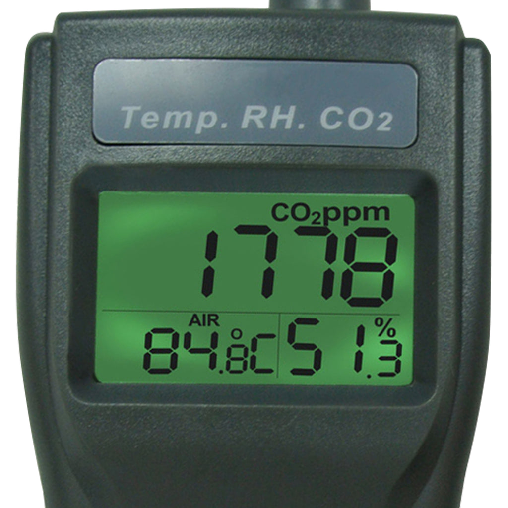 COTK-766 CO2 Temperature DP WB RH Humidity IAQ Air Quality Gauge Meter Carbon Dioxide Monitor-Tekcoplus Ltd.