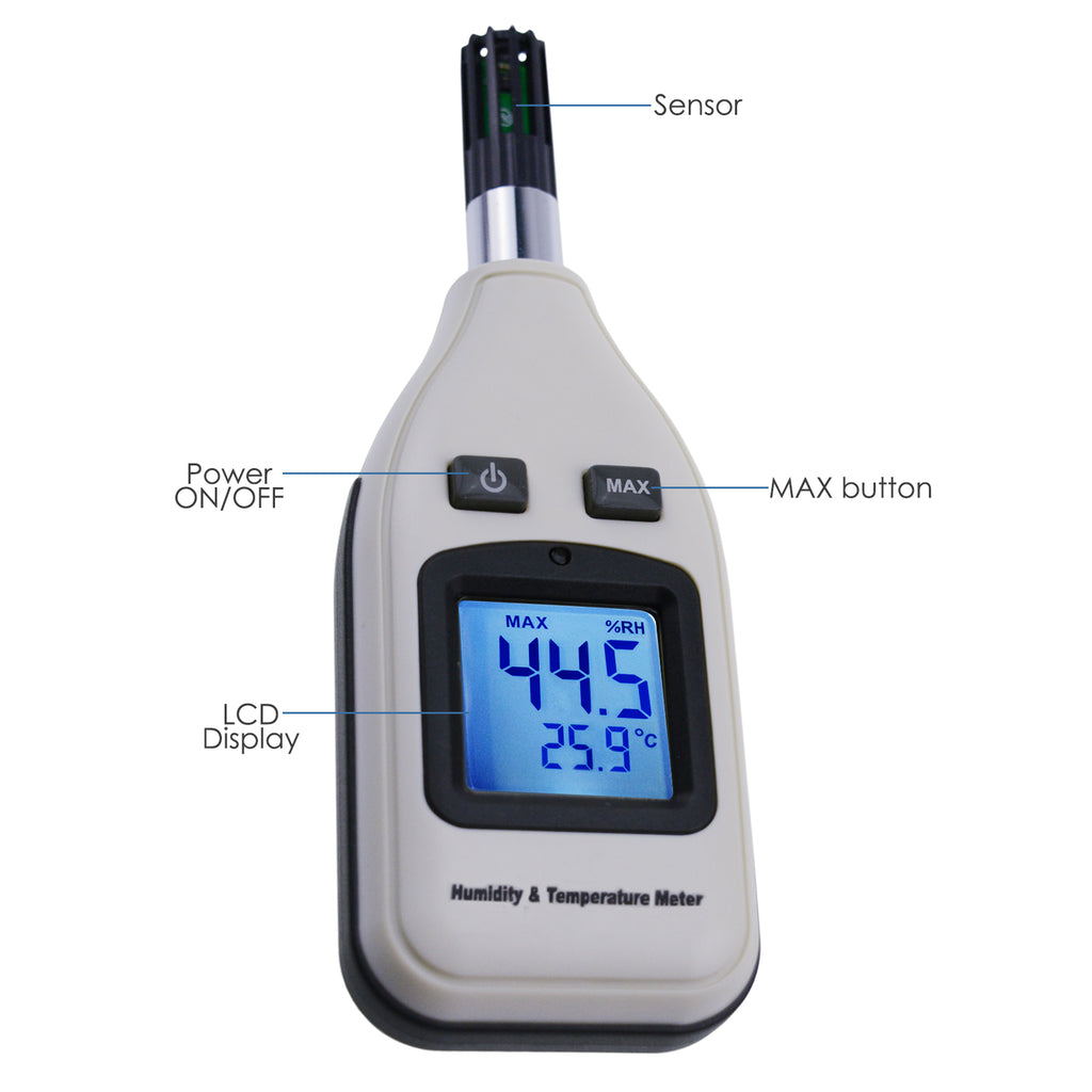 High-precision thermometer temperature and humidity meter home