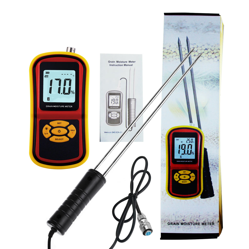 Moisture Meter For Wood Building Material Time Temperature/Humidity  Monitoring Construction Home Repairers Wood Moisture Meter Handheld  Moisture