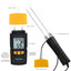 MMTK-813 Digital Wood Moisture Meter 2~70% Humidity RH Temperature Tester, Timber, Bamboo, Paper