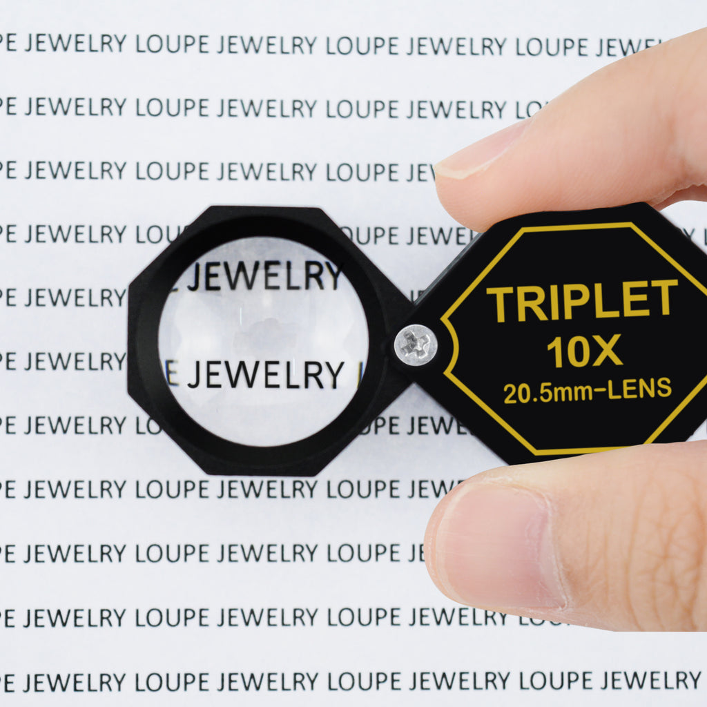 (2) 30X Jewelers Loupe Magnifying Jewelry Loop Eye Pocket Magnifier Glass  Light