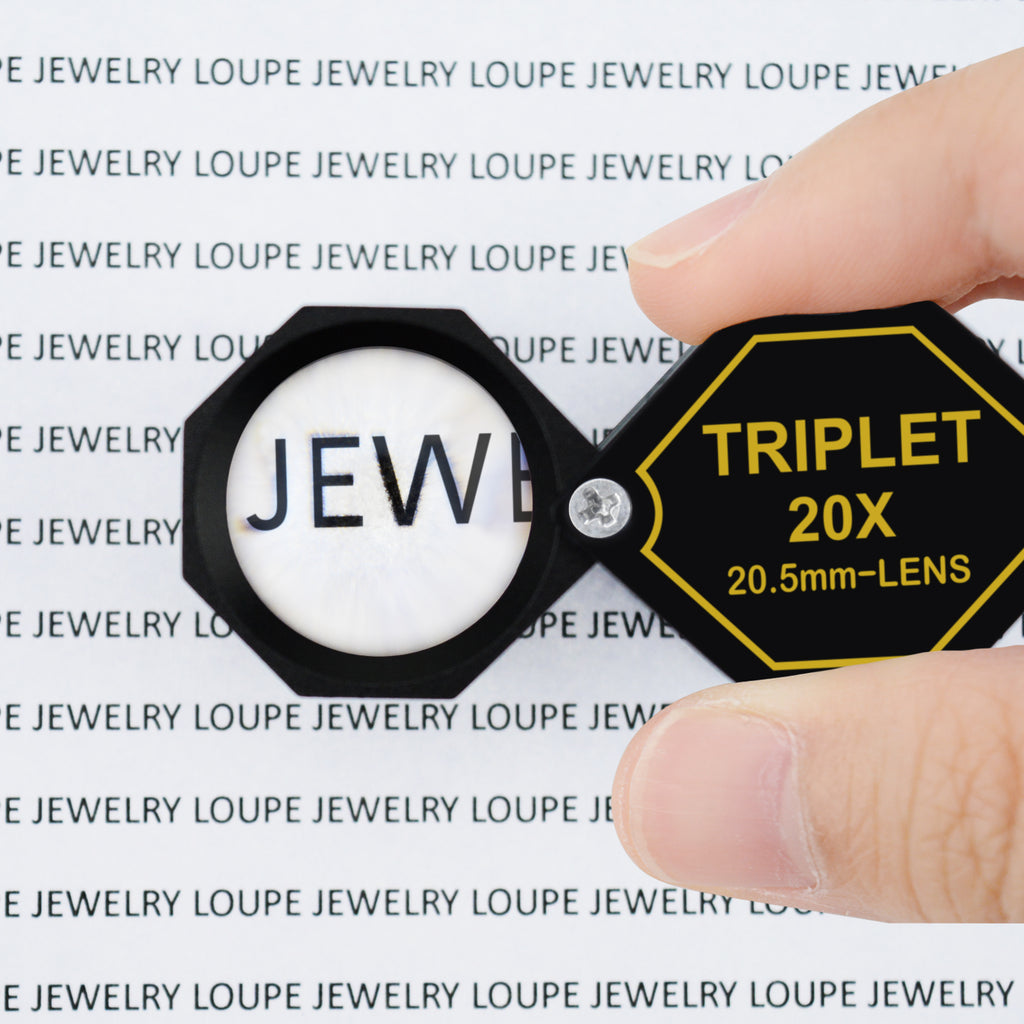 TEK-252 Jeweler Gem Loupe 20x Magnification Triplet Lens Magnifier Stamp &  Coin Hobbyist Mechanics - Tekcoplus Ltd.