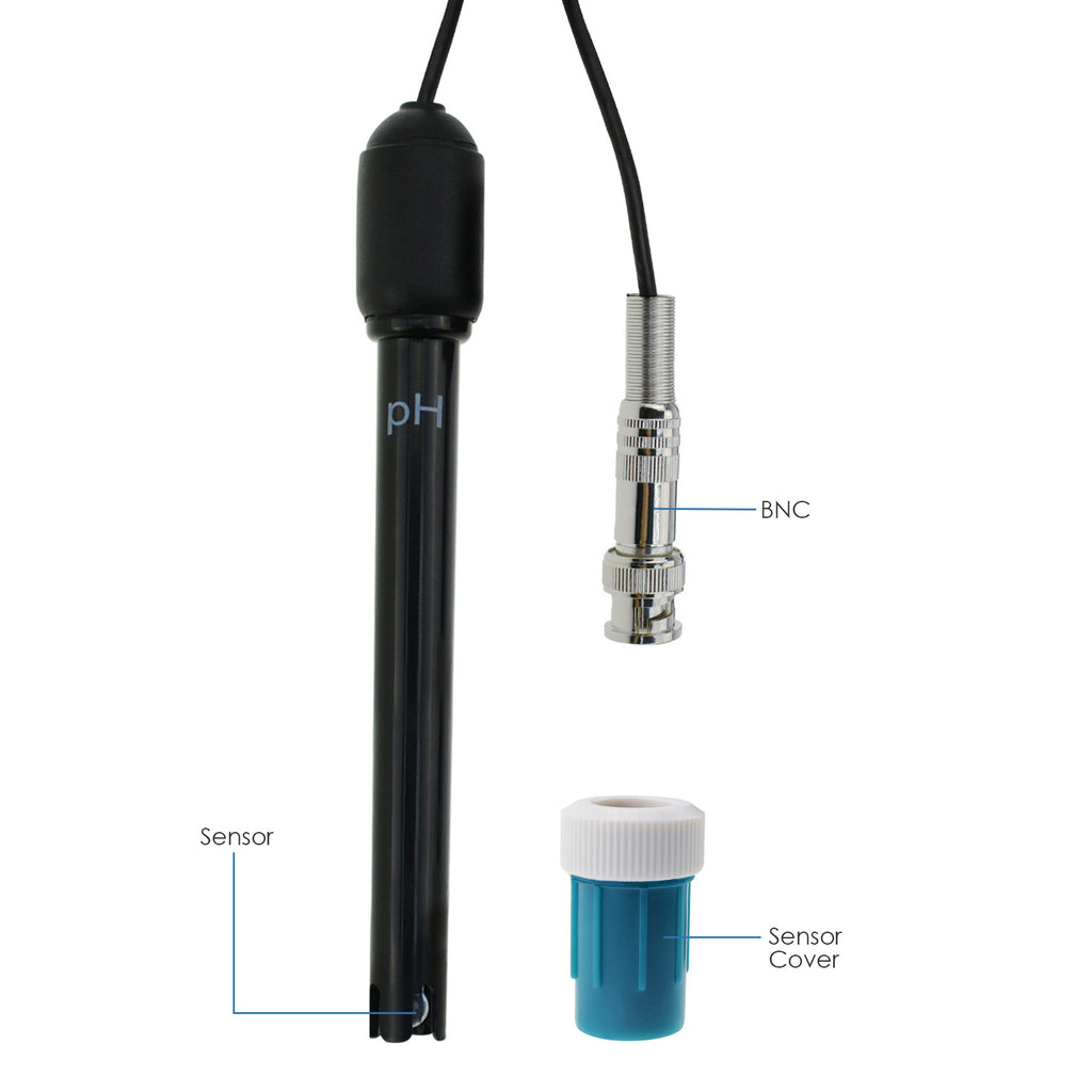 PETK-87 pH Electrode with 300cm Long Cable and BNC Socket for pH Meter and Controller-Tekcoplus Ltd.