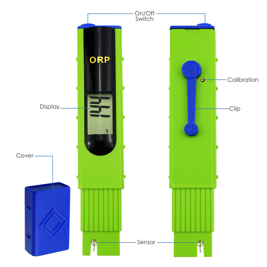 ORTK-228 ORP Redox Meter -1999~1999mV, Oxidation Reduction Tester Pool, Water Treatment System-Tekcoplus Ltd.