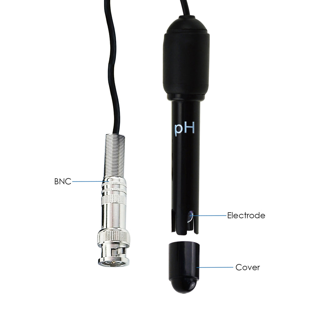 PETK-88 pH Electrode 150cm Cable and BNC Socket for pH Meter & Controller-Tekcoplus Ltd.
