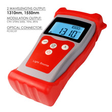 CTTK-741 Digital Fiber Optical Light Source for Power Meter with 1310/ 1550nm Wavelength FC/ ST/ SC Handheld Tool-Tekcoplus Ltd.
