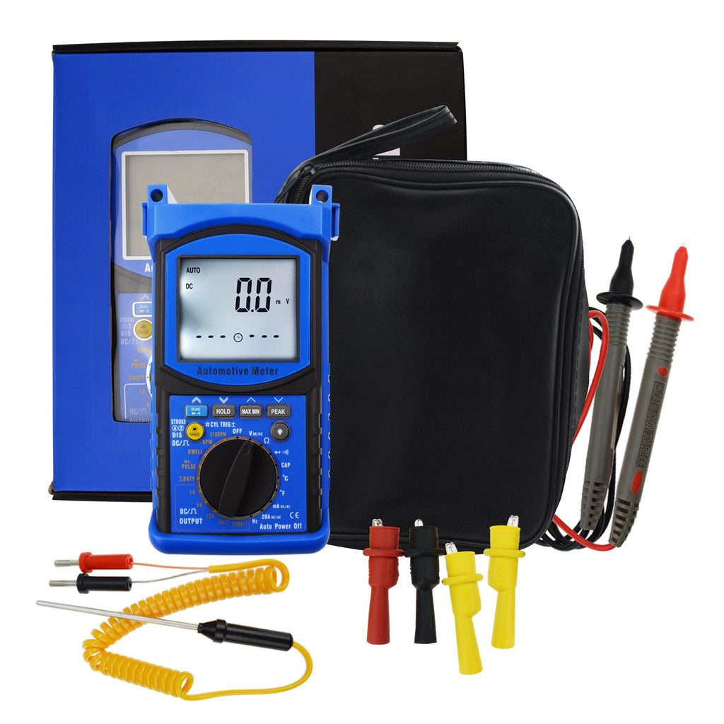Engine Multimeter AUTK-707 Digital Engine Analyzer Automotive Multimeter 6000 Counts ...