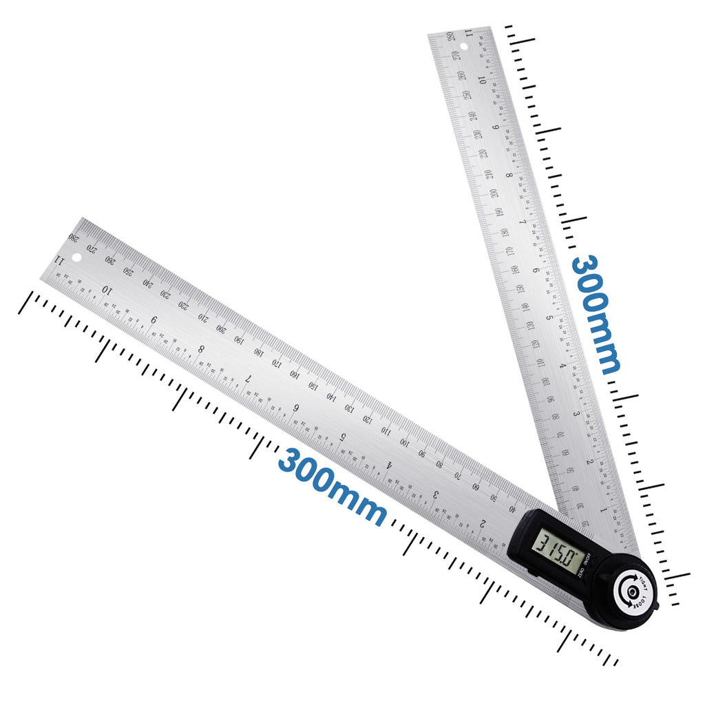 AFTK-40 Angle Finder Digital Ruler 2-in-1 Meter Protractor 600mm-Tekcoplus Ltd.