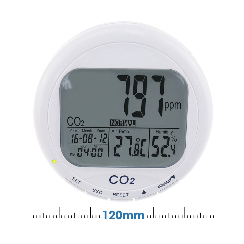 COTK-3 Desktop Carbon Dioxide ( CO2 ) Indoor Air Quality IAQ Tester Temperature Humidity RH Meters-Tekcoplus Ltd.