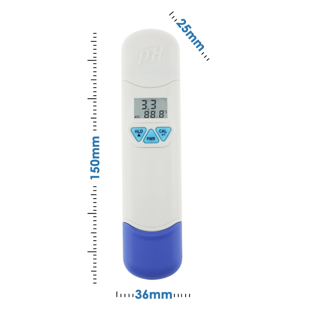 PHTK-27 pH and Temperature Meter Digital Display IP67 with 3 Point Calibration Aquariums Aquaculture-Tekcoplus Ltd.